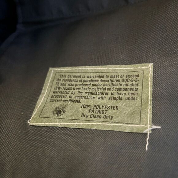 Patriot Dress Pants Mens 35x30 Polyester Olive Green Straight Leg - Picture 5 of 8